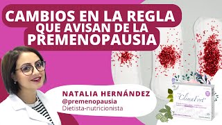 ¿Cómo es la REGLA cuando se acerca la MENOPAUSIA 🩸🗓️ Regla irregular sangrado abundante [upl. by Einaej]