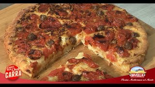 Ricetta Focaccia Barese dello Chef Carra  Divella [upl. by Suirauqed]