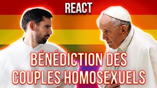 Le pape autorise la benediction des couples homosexuels lgbt lgbtquia [upl. by Wolfson]