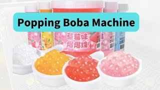 Taiwan popping boba pearls making machine Quality bursting boba depositor SINOFUDE popping boba [upl. by Mcclish]