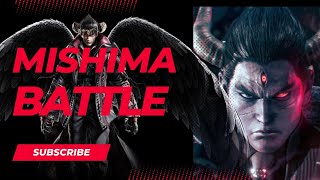 Mishima Battle between Kazuya and Devil Jin  Tekken 8 [upl. by Jr]