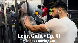 Lean Gain Ep 41 • Mistakes During Cut exercise fatloss tonedlook [upl. by Ennahgem508]