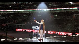 UK Welcomes Modi Full function organised at Wembley Stadium [upl. by Epp89]