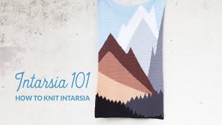 Intarsia 101 How to knit intarsia  Hands Occupied [upl. by Woodman]