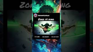 zoro vs king fight scene onepiece zoro gear5 [upl. by Kong]