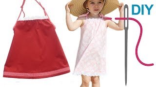 Schnittmuster Kinderkleid nähen für Anfänger – DIY Trägerkleid Sommerkleid „Sara“ [upl. by Zedekiah]