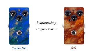 Leqtique  Caelum OD amp 66 Leqtiqueshop Original Pedals [upl. by Ynnej]