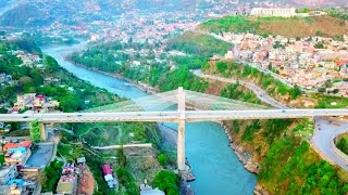 🏞Muzaffarabad  Capital Of Azad Kashmir  Footage With Drone 2018 [upl. by Bui]