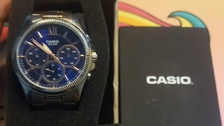 CASIO Enticer Mens Analog Watch Model CASIO MTPE315HRG2AVIF unboxing review casiowatch [upl. by Ru]