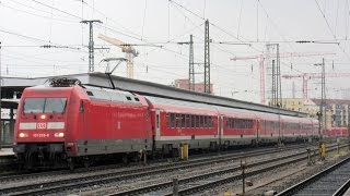 BR 101 101 038 Ausfahrt mit dem MünchenNürnbergExpress [upl. by Church]