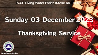 LWP Stoke Thanksgiving Service 3 December 2023 [upl. by Sine]