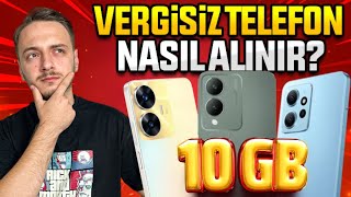 Vergisiz telefon nasıl alınır Gençlik ve Spor Bakanlığı vergisiz telefon başvurusu [upl. by Usanis]