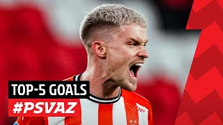 TOP5 GOALS  Philipp Max van afstand en René van der Gijp met een beauty 🤯☄️ [upl. by Horick]