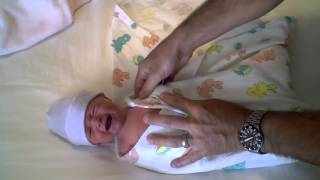 How to adorably swaddle your newborn baby [upl. by Nnylyt]