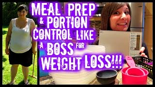 NEW YEARS EVOLUTION EP7 MEAL PREP amp PORTION CONTROL 101 [upl. by Naivat]