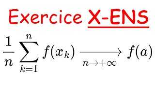 Exercice XENS  Continuité au sens de Cesaro [upl. by Dell433]