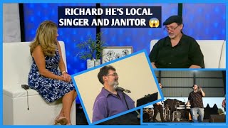 RICHARD HES LOCAL SINGER AND JANITOR GOLDEN BUZZER AGT AMAZING [upl. by Drazze]