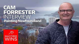 Cam Forrester Interview Painting Newfoundland Men Who Paint amp the Cross Canada Art Project [upl. by Amsirak]