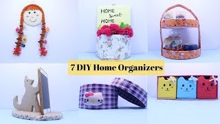 7 New DIY Home Organizer Project With Waste Materials How to Make Home Organizers by Aloha Crafts [upl. by Eiznekam]