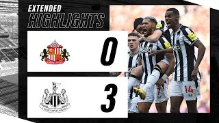 Sunderland 0 Newcastle United 3  EXTENDED FA Cup Highlights  Isak at the Double in Derby Day Win [upl. by Innoj720]