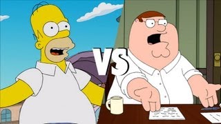 Homer Simpson vs Peter Griffin [upl. by Stone]