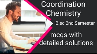 coordination chemistry important mcqs [upl. by Ylim262]