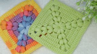 Very Easy Granny Square crochet pattern for beginners crochet stitch [upl. by Stormy]