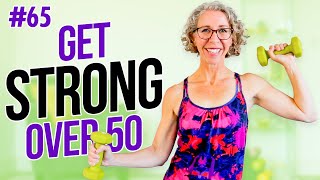 SLIMMING STRENGTH Workout for Women over 50  5PD 65 [upl. by Leoj]