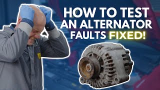 Alternator Testing Alternator Checking – The Right Way [upl. by Ybbil]