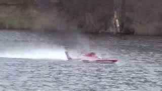 16 scale turbine Jetcat hydroplane [upl. by Herod242]