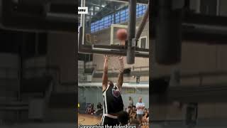 13YearOlds Dunk Shatters Backboard  StadiumClubhouse Basketball NBAprospect NBA [upl. by Mic]