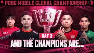 EN 2023 PMGC Grand Finals  Day 3  PUBG MOBILE Global Championship [upl. by Nnarefinnej800]