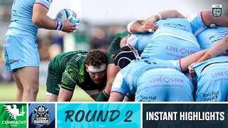 Connacht v Glasgow Warriors  Instant Highlights  Round 2  202324 [upl. by Pegg42]