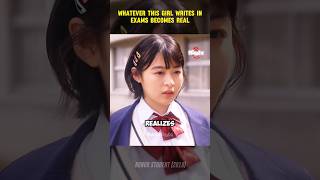 Whatever This Girl Writes in Exams Becomes REAL 😱 viral movies recaps [upl. by Audie286]