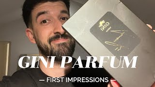 GINI Parfum  Overview and First Impressions [upl. by Nahgem]