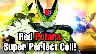 Red Potara Super Perfect Cell Wont STOP Powering Up Budokai Tenkaichi 3 [upl. by Nawek]