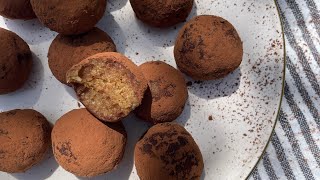 Healthy Vegan Desserts  Tiramisu Protein Balls [upl. by Ute]