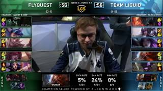 FLY vs TL FlyQuest vs Team Liquid  Week 3 Day 1  Highlights  LCS Spring Split 2019 [upl. by Brink]