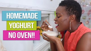 How To MAKE YOGHURT AT HOME Without An Oven  6 Tips For THICKER Yoghurt [upl. by Quartis]