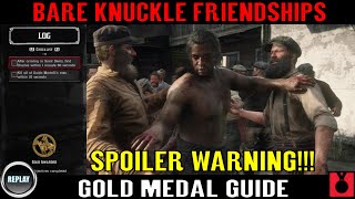 Red Dead Redemption 2 Bare Knuckle Friendships Gold Medal  Gold Rush Trophy  Achievement REPLAY [upl. by Most]