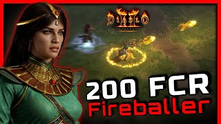 The FASTEST TZ Andy Farmer 200FCR Fireballer Build Guide and Showcase  Diablo 2 Resurrected [upl. by Walls]