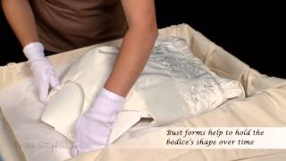 How to Pack Your Wedding Dress in a Preservation Box [upl. by Lehcim]