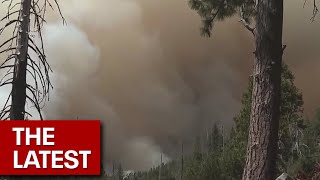 Californias Park Fire scorches more than 300000 acres [upl. by Restivo]