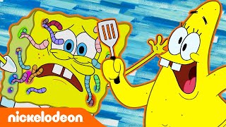 SpongeBob  Najśmieszniejsze momenty 10 sezonu – 50 minut SpongeBoba  Nickelodeon Polska [upl. by Liederman]