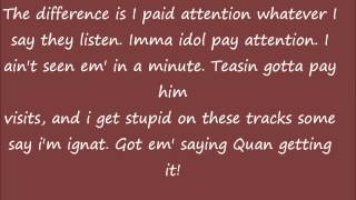 Rich Homie Quan  quotDifferencesquot Lyrics [upl. by Hoffer]