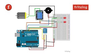 How to make a Circuit in Fritzing Software [upl. by Yeruoc356]