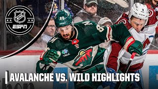 Colorado Avalanche vs Minnesota Wild  Full Game Highlights  NHL on ESPN [upl. by Acimahs595]