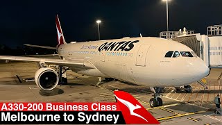 Qantas A330200 BUSINESS CLASS on Australias Busiest Route [upl. by Sverre]