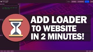 How to Add Loading Animation to Website in 2 Minutes [upl. by Aivilo]