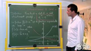 Fonction exponentielle de base a  Les Bons Profs  Maths terminale [upl. by Normac227]